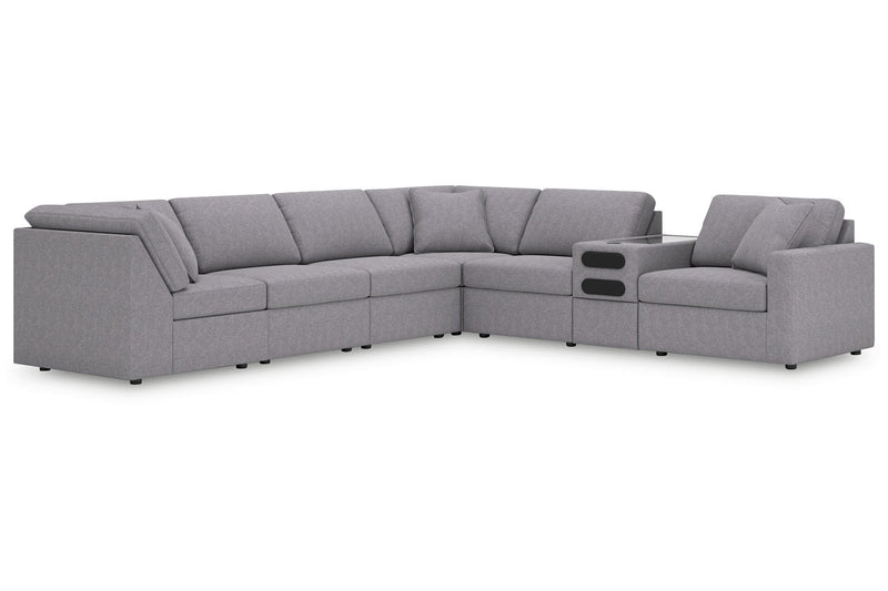 Modmax Granite 7-Piece Sectional -   - DMV Furniture