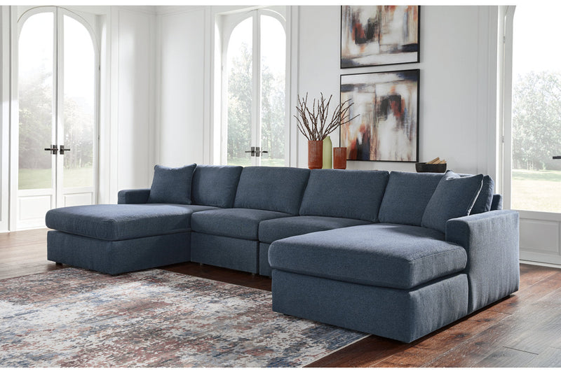 Modmax Ink 4-Piece Sectional with Chaise -  Ashley - DMV Furniture