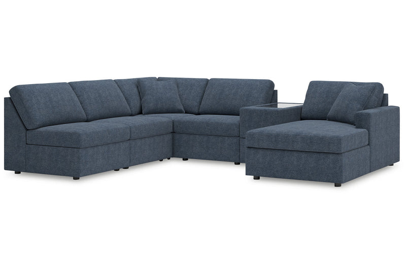 Modmax Ink 6-Piece Sectional with Chaise -   - DMV Furniture