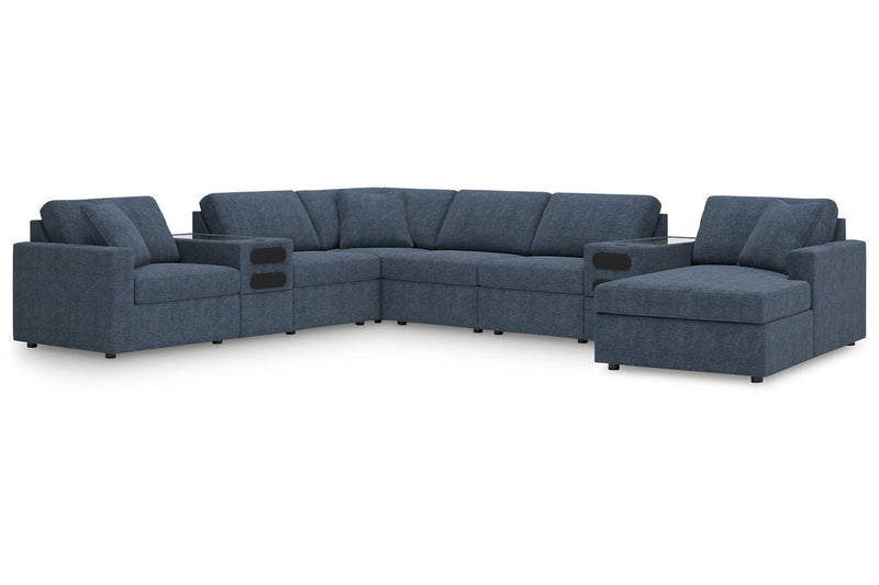 Modmax Ink 8-Piece Sectional with Audio System and Chaise -   - DMV Furniture
