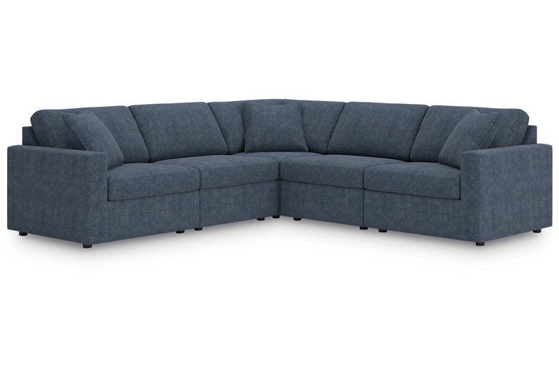 Modmax Ink 5-Piece Sectional and Swivel Glider Recliner -   - DMV Furniture