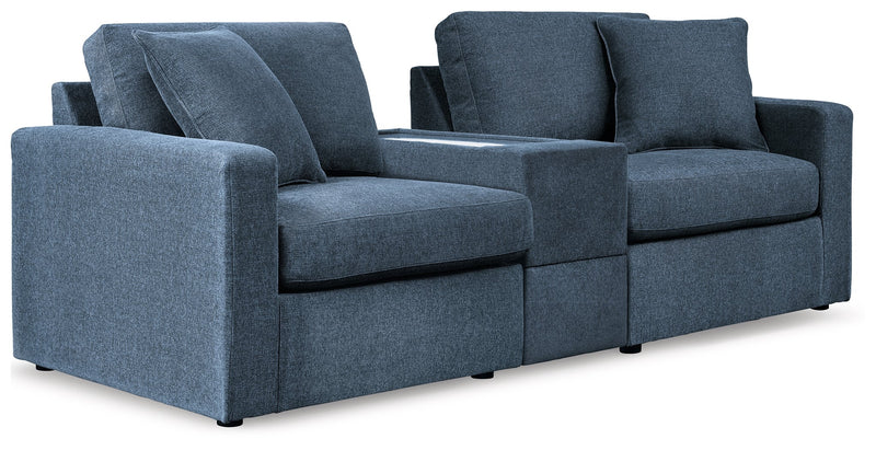 Modmax Sofa, Loveseat and Recliner in Ink from Ashley - DMV Furniture