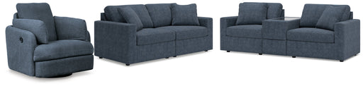 Modmax Sofa, Loveseat and Recliner in Ink from Ashley - DMV Furniture