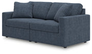 Modmax Sofa, Loveseat and Recliner in Ink from Ashley - DMV Furniture