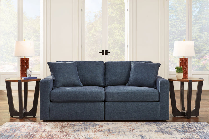 Modmax Sofa, Loveseat and Recliner in Ink from Ashley - DMV Furniture