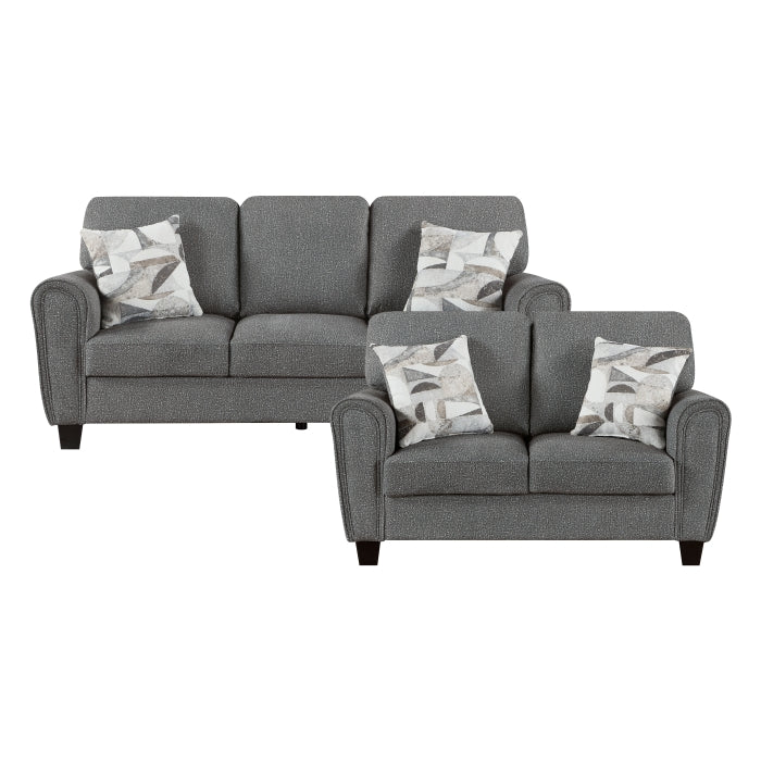 9214NGH*2 2pc Set: Sofa, Love - 9214NGH*2