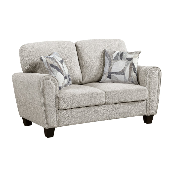 9214NPG*2 2pc Set: Sofa, Love - 9214NPG*2