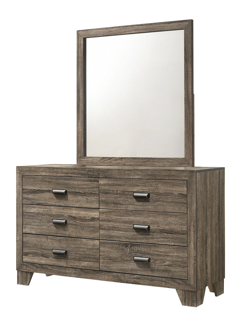 Crown Mark Millie Mirror in Grey image