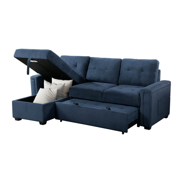9259*SC (2)Reversible Sectional with Hidden Storage and Pull-out Bed - 9259*SC