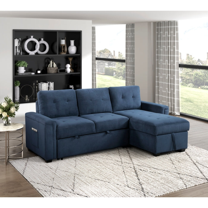 9259*SC (2)Reversible Sectional with Hidden Storage and Pull-out Bed - 9259*SC