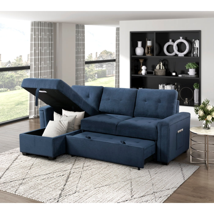 9259*SC (2)Reversible Sectional with Hidden Storage and Pull-out Bed - 9259*SC