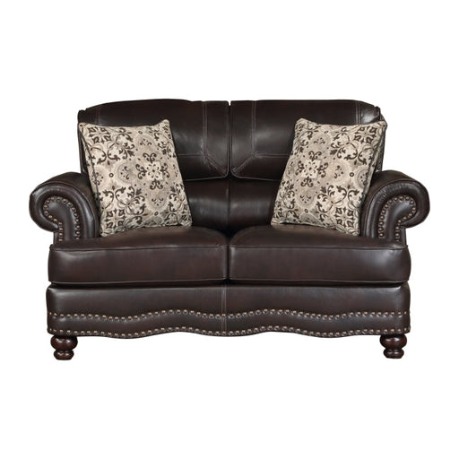 9268BRW-2 Love Seat - 9268BRW-2