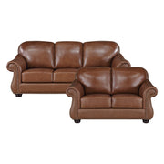 9270BR*2 2pc Set: Sofa, Love - 9270BR*2