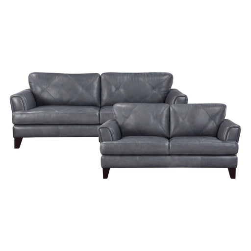 9279BGY*2 2pc Set: Sofa, Love - 9279BGY*2