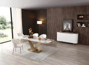 93 Dining Table with 2107 Chairs and 8010 buffet SET - p13229
