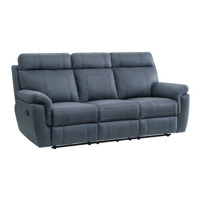 9301BUE*2 2pc Set: Sofa, Love - 9301BUE*2