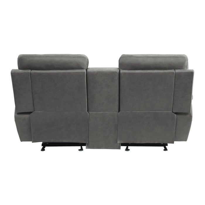 9301GRY*2 2pc Set: Sofa, Love - 9301GRY*2