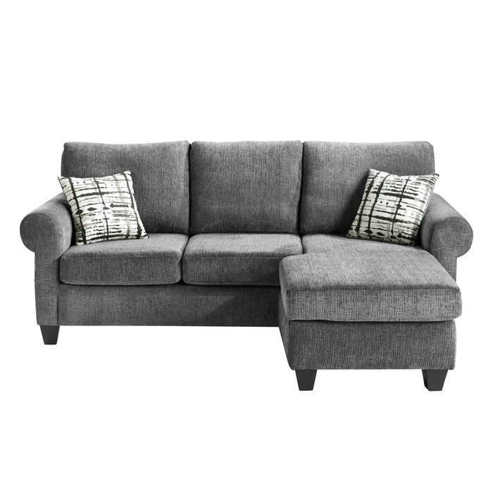 Desboro Reversible Sofa Chaise In Gray 9317Gy-3Sc | Homelegance