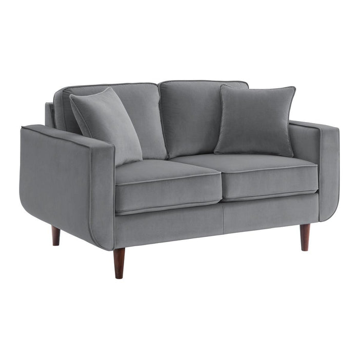 Rand 2 Piece Living Room Set In Gray 9329Gy-3-2 | Homelegance