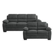 9333DG*2 2pc Set: Sofa, Love - 9333DG*2