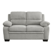 9333GY*2 2pc Set: Sofa, Love - 9333GY*2