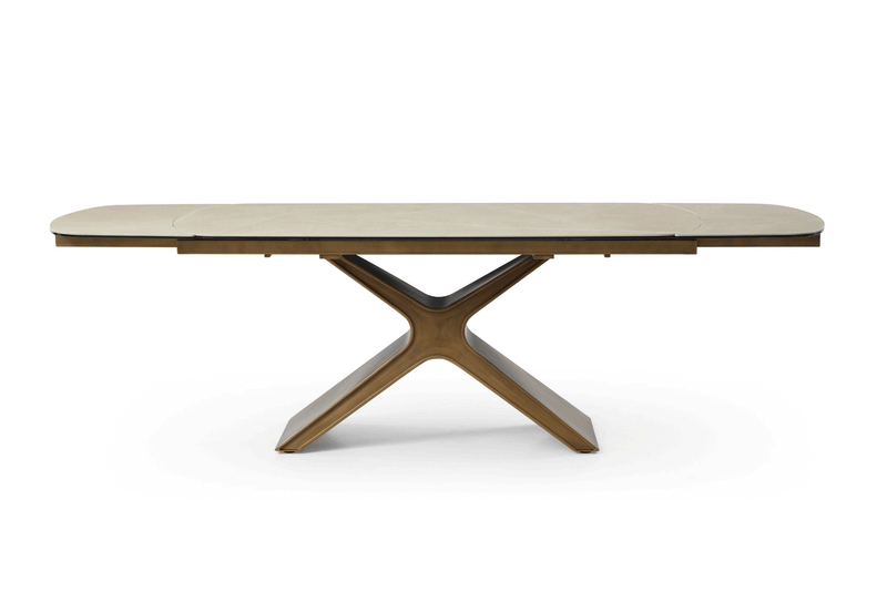 9368 Table Taupe With 1117 Chairs Set - DMV Furniture