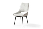 9368 Table Taupe With 1239 Swivel Beige Chairs Set - DMV FurnitureDining Room Set