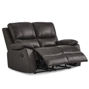 9368BRW*2 2pc Set: Sofa, Love - 9368BRW*2