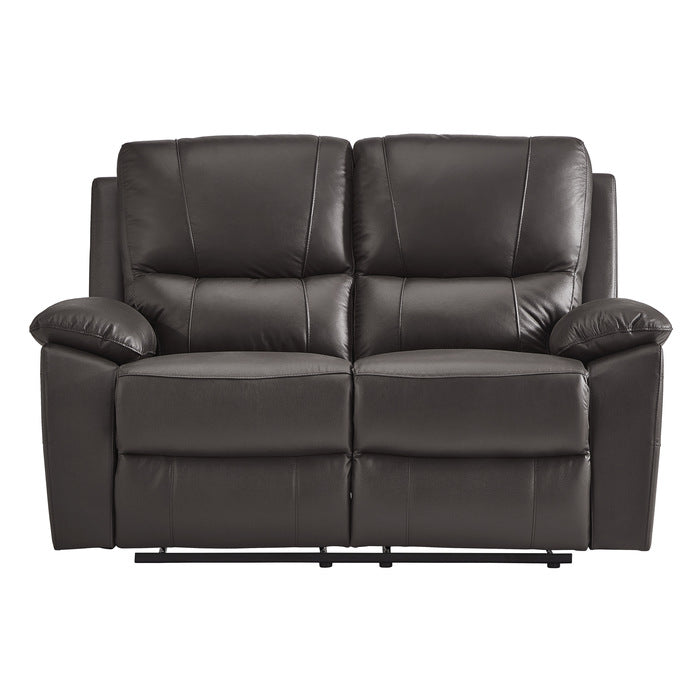 9368BRW-2 Double Reclining Love Seat - 9368BRW-2