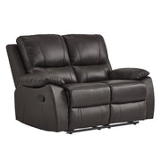 9368BRW-2 Double Reclining Love Seat - 9368BRW-2