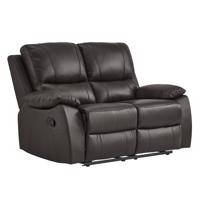 9368BRW-2 Double Reclining Love Seat - 9368BRW-2