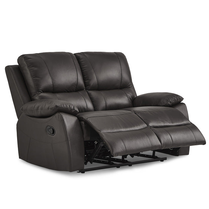 9368BRW-2 Double Reclining Love Seat - 9368BRW-2