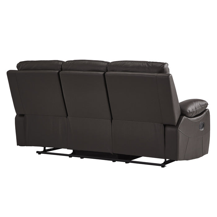9368BRW-3 Double Reclining Sofa - 9368BRW-3