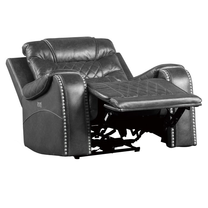 9405GY-1PW Power Reclining Chair - 9405GY-1PW