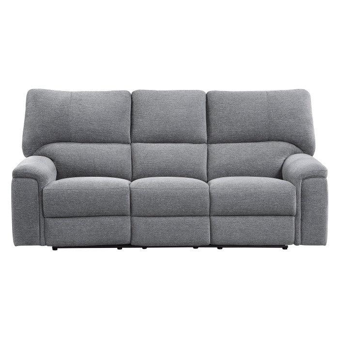 Dickinson Double Reclining Sofa In Charcoal 9413Cc-3 | Homelegance
