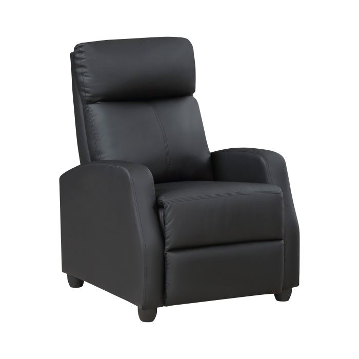 9420BK-1 Push Back Reclining Chair - 9420BK-1