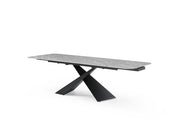 9422 Table with 1218 swivel Dark grey chairs SET - p13218