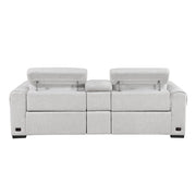 9455CLD-2CNPWH* (3)Power Double Reclining Love Seat with Center Console and Power Headrests,  Charging Ports - 9455CLD-2CNPWH*
