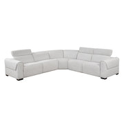 9455CLD*5LRRRPWH (5)5-Piece Modular Power Reclining Sectional with Power Headrests, Charging Ports - 9455CLD*5LRRRPWH