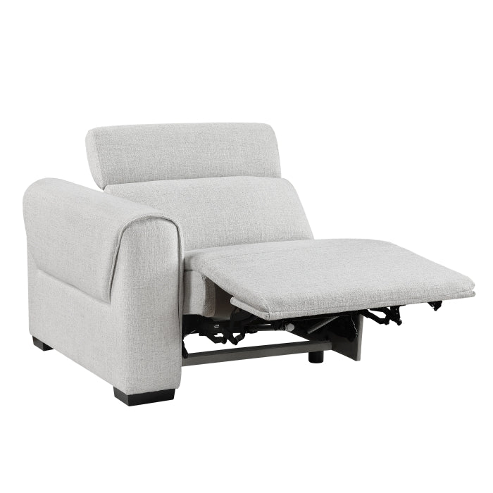 9455CLD*5LRRRPWH (5)5-Piece Modular Power Reclining Sectional with Power Headrests, Charging Ports - 9455CLD*5LRRRPWH