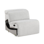 9455CLD*6LRRRPWH (6)6-Piece Modular Power Reclining Sectional with Power Headrests, Charging Ports - 9455CLD*6LRRRPWH