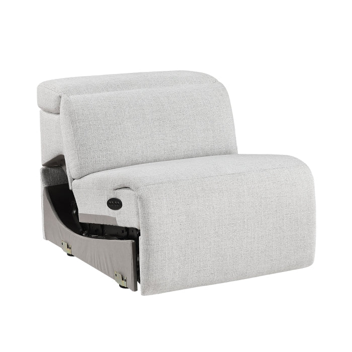 9455CLD*6LRRRPWH (6)6-Piece Modular Power Reclining Sectional with Power Headrests, Charging Ports - 9455CLD*6LRRRPWH