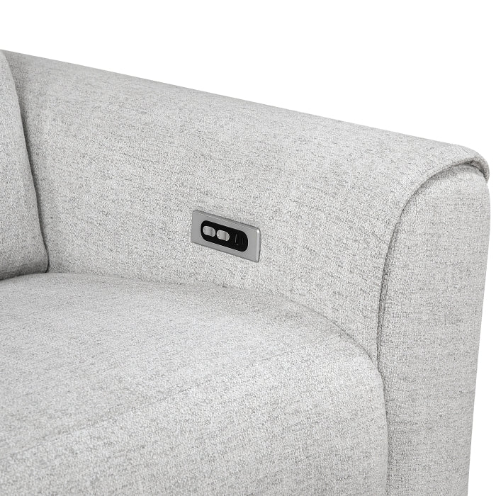 9455CLD*6LRRRPWH (6)6-Piece Modular Power Reclining Sectional with Power Headrests, Charging Ports - 9455CLD*6LRRRPWH