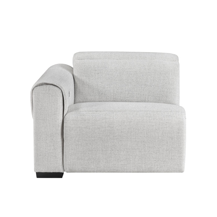 9455CLD*7LRRRPWH (7)7-Piece Modular Power Reclining Sectional with Power Headrests - 9455CLD*7LRRRPWH