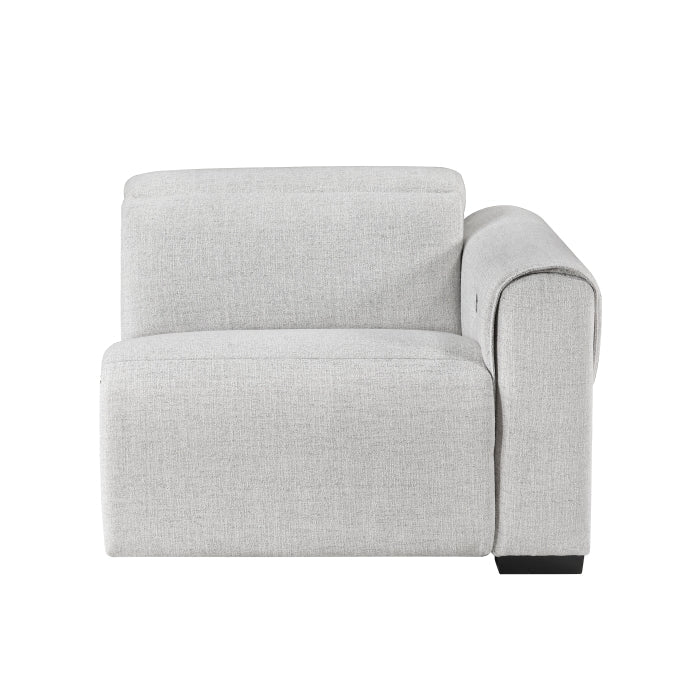9455CLD*7LRRRPWH (7)7-Piece Modular Power Reclining Sectional with Power Headrests - 9455CLD*7LRRRPWH