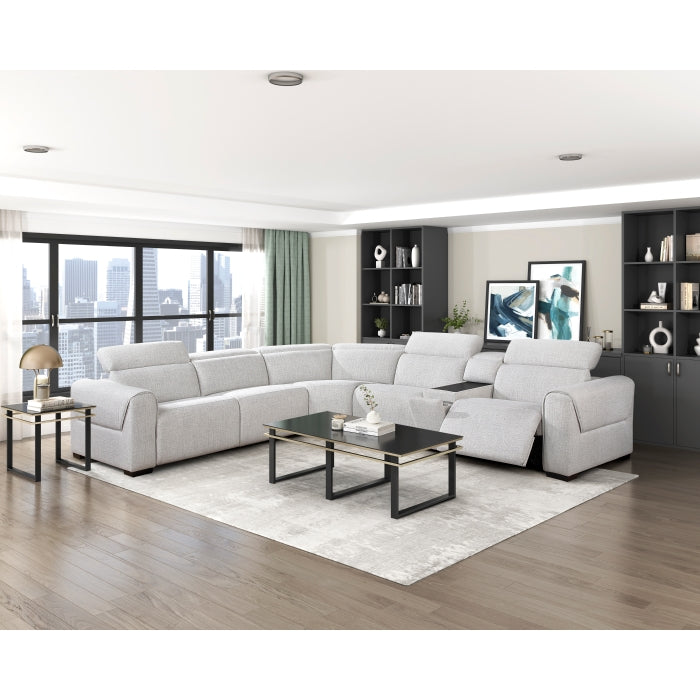 9455CLD-LRPWH (1/6)Power Left Side Reclining Chair with Power Headrest, Charging Ports - 9455CLD-LRPWH