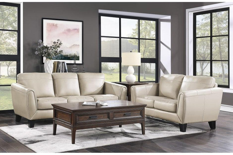 Spivey 2 Piece Sofa Set In Beige 9460Be-3-2 | Homelegance