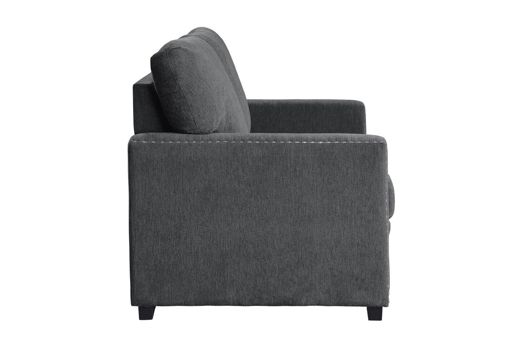 Morelia 3 Piece Living Room Set In Charcoal 9468Cc | Homelegance