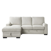 9468BE*2LC2R (2)2-Piece Sectional with Pull-out Bed and Left Chaise with Hidden Storage - 9468BE*2LC2R