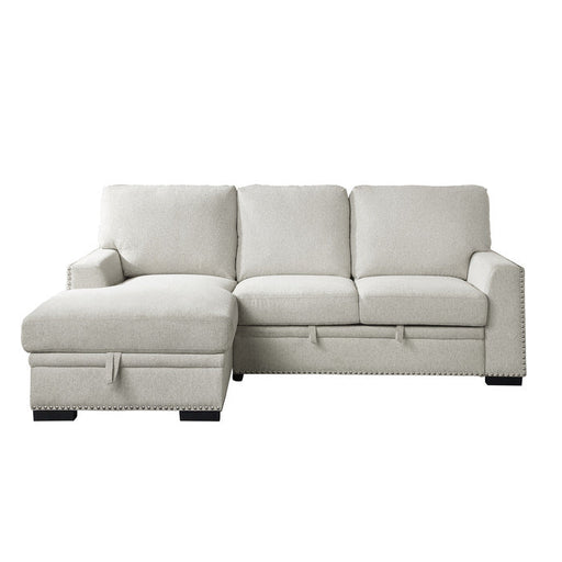 9468BE*2LC2R (2)2-Piece Sectional with Pull-out Bed and Left Chaise with Hidden Storage - 9468BE*2LC2R